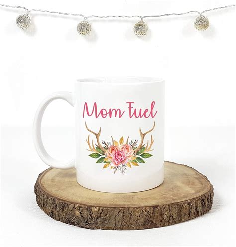 Mom Fuel Coffee Mug 11 Oz Ceramic Coffee Mug Handmade