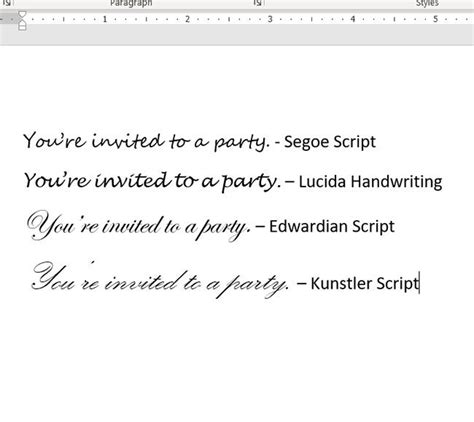 What is the Best Microsoft Word Cursive Font? - Solve Your Tech