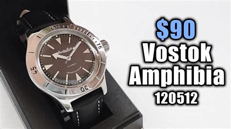 Vostok Amphibia 120512 Unboxing Youtube