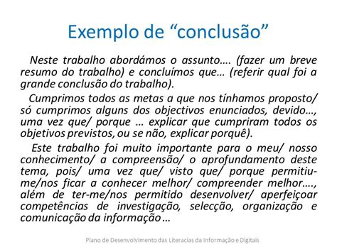 Como Redigir A Introdu O E A Conclus O De Um Trabalho Escrito Plano De