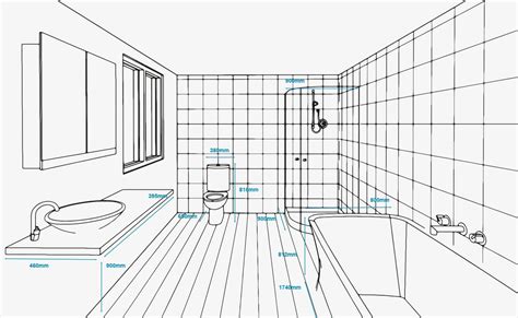 Standard Unit Measurements Nz Bathroom Dimensions Bathroom