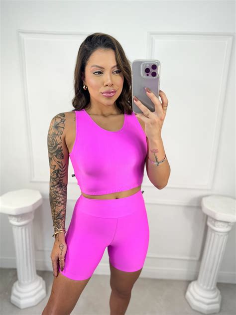 Shortinho Wonder Micro Canelado Bikini Renova Fitness