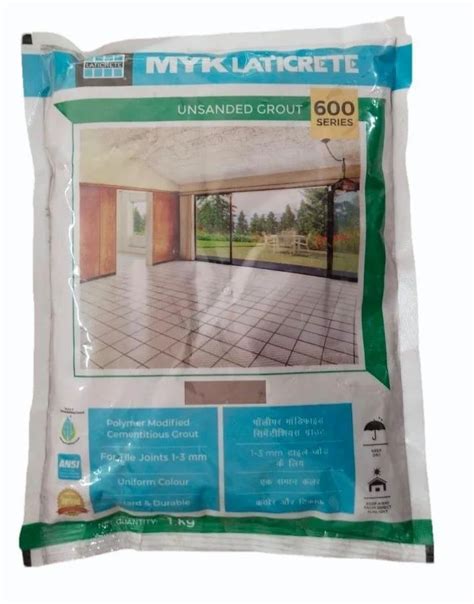 Myk Laticrete Unsanded Grout Bag Packaging Size Kg At Rs