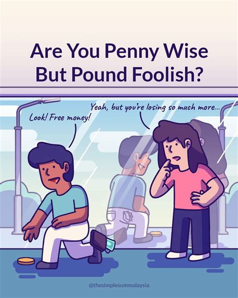 Are You Penny Wise But Pound Foolish The Simple Sum Malaysia