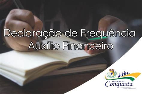 Declara O De Frequ Ncia Aux Lio Financeiro Prefeitura Municipal