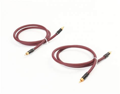 Audioquest Ruby Hyperlitz 1 0 M Interconnects Cables Plugs