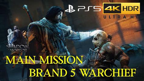 Middle Earth Shadow Of Mordor Main Mission Brand Warchief Ps