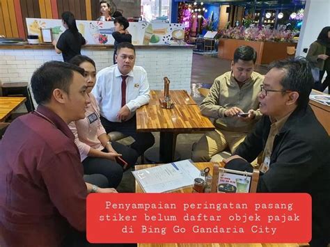 UPPPD Kebayoran Lama Dalam Kegiatan Penyampaian Peringatan Pemasangan