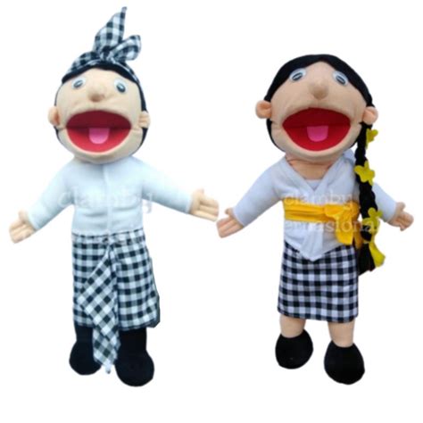 Jual Boneka Panggung Muppet Adat Bali Boneka Karakter Bali Shopee