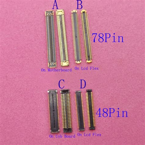 10Pcs LCD Display Screen Flex FPC Connector For Samsung Galaxy A12 A125