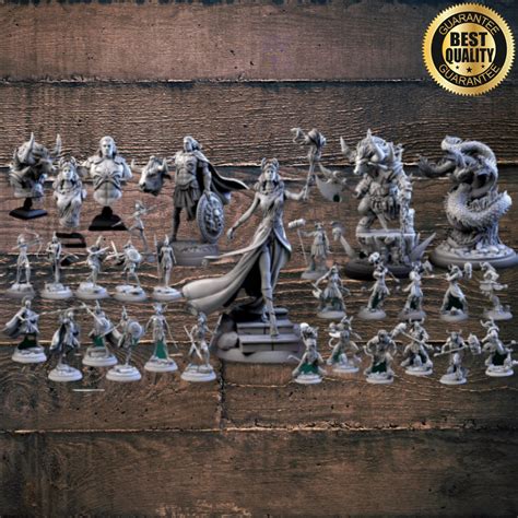 Pack Dnd Miniatures Stl Files For 3d Printing Miniatures Rpg Etsy Uk