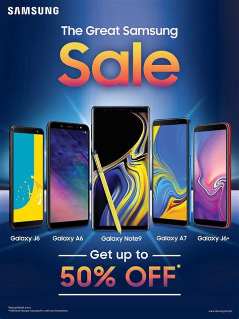 Get up to 50% discount on select smartphones at The Great Samsung Sale ...