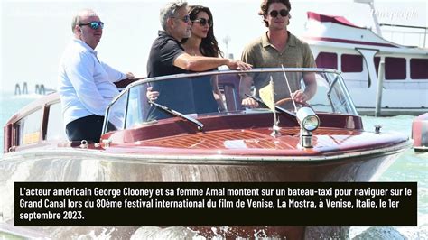 George Clooney Gentleman Sexy Au Bras D Amal L Acteur Et Sa Sublime