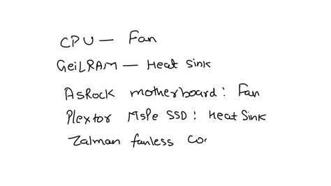 Identify The Primary Source Of Cooling For Each Of These Devices Lab 4