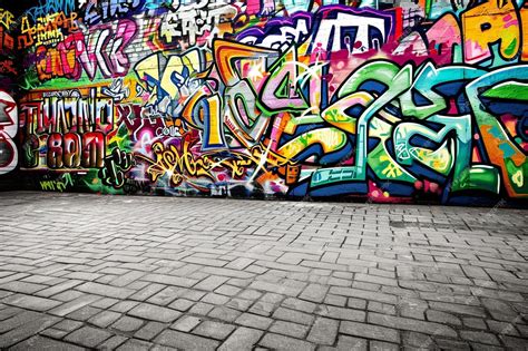 Premium Photo | Colorful mural graffiti wallpaper