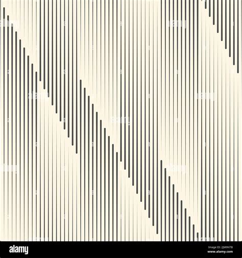 Seamless Striped Background Vector Minimal Pattern Monochrome Regular