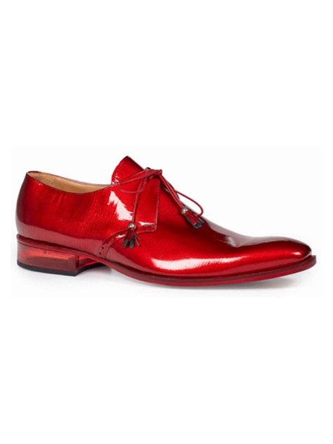 Red Mantegna Patent Leather Mens Dress Shoe Mauri Dress Shoes Sams Tailoring Fine Mens Shoes