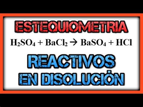 La reacción entre el ácido sulfúrico y el cloruro de bario descubre su