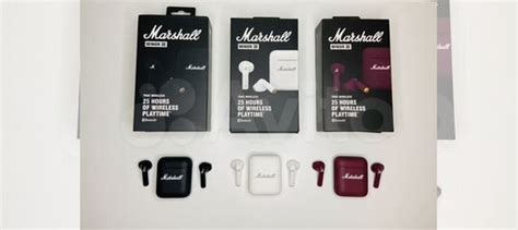 Беспроводные наушники marshall minor 3 купить в Москве | Электроника ...