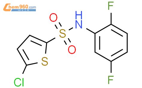 746636 39 5 2 THIOPHENESULFONAMIDE 5 CHLORO N 2 5 DIFLUOROPHENYL CAS