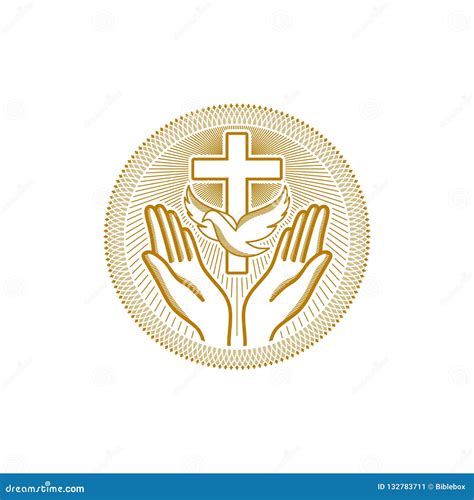 Church Logo. Christian Symbols Stock Vector - Illustration of christ ...