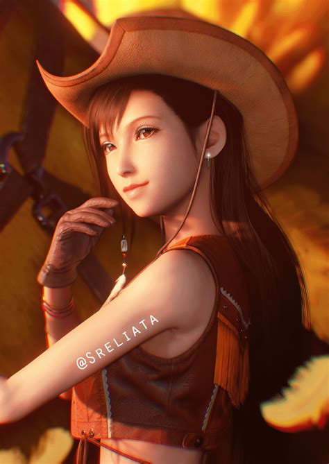 Cowgirl Tifa Crisis Core R Ffviiremake