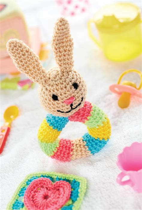 Baby Bunny Rattle Crochet Pattern