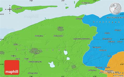 Political Map of Leeuwarden