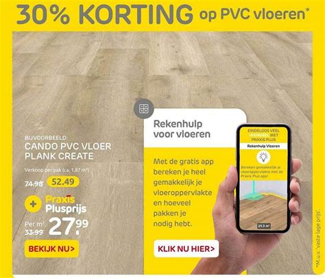 Cando Pvc Vloer Plank Create Aanbieding Bij Praxis