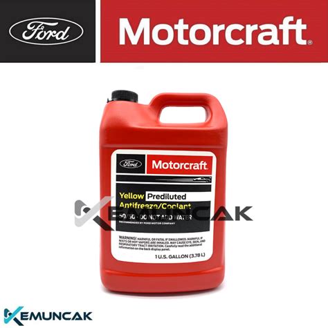 Genuine Ford Motorcraft Yellow 50 50 Prediluted Antifreeze Coolant 1