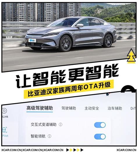 让智能更智能 比亚迪汉家族两周年ota升级 新能源车 车城网