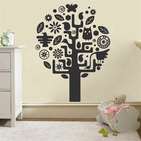 Stickers Chambre B B Arbre Autocollant Muraux Et Deco