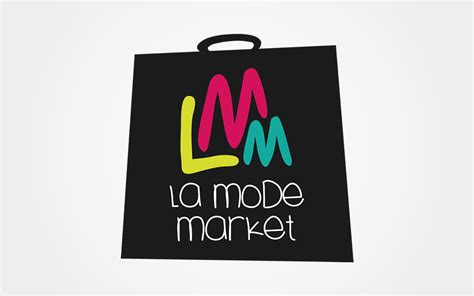 Diseño Logo La Mode Market Diseño Gráfico Freelance Ana Corbera