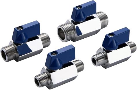 Buy Beduan 1 Mini Ball Valve Stainless Steel Male X Male Npt Thread Shut Off Valve Online At