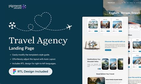 Free Travel Website | Landing Page | Figma