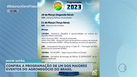 Show Safra Confira A Programa O De Um Dos Maiores Eventos Do