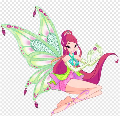 Winx Club Roxy Bloom Fairy Believix ในตวคณ Sirenix Fairy เบงบาน