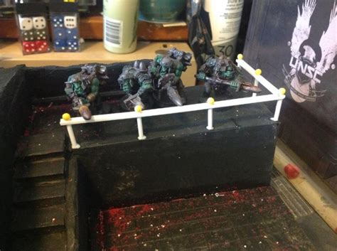 Infinity Railing Terrain Urban Warhammer Work In Progress