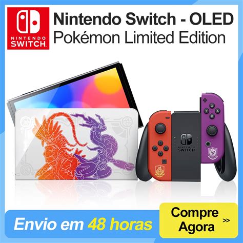 Nintendo Switch Oled Modelo Pokemon Scarlet Violeta Edi O V Deo Game