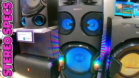 Sony Mhc V D High Power Audio Tower System Review Incredible Bass