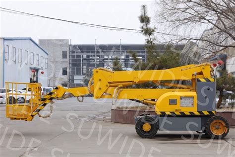 Self Propelled Telescopic Boom Lift Spider Man Lift Telescopic