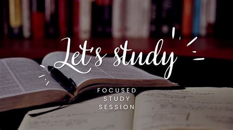 Study With Me A Hour Study Session Youtube