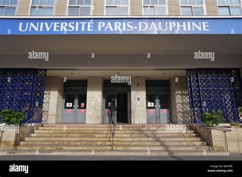 The Universite Paris-Dauphine (Dauphine university) in Paris, one of ...