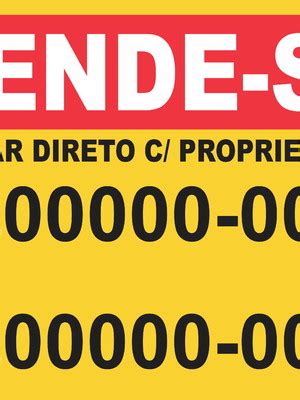 Placas De Vende Se Personalizadas X Compre Produtos