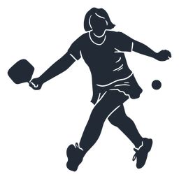 Women Playing Pickleball Png Svg Design For T Shirts