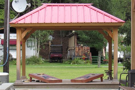 Wood And Vinyl Pavilions Pine Creek Structures