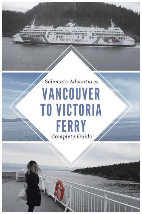 Vancouver To Victoria Ferry Tickets