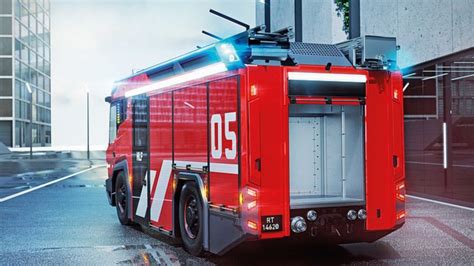 Rosenbauer Rt Shows How An Electric Fire Truck Can Go Electric