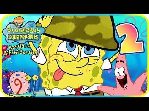 SpongeBob Battle for Bikini Bottom Walkthrough Part 2 PS2 Jellyfish Caves BOSS ᴴᴰ video