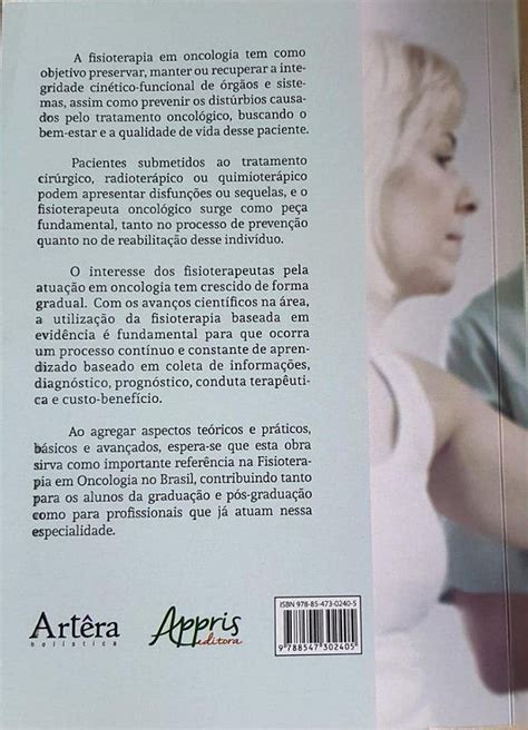 Livro Fisioterapia Em Oncologia Oncoefisio